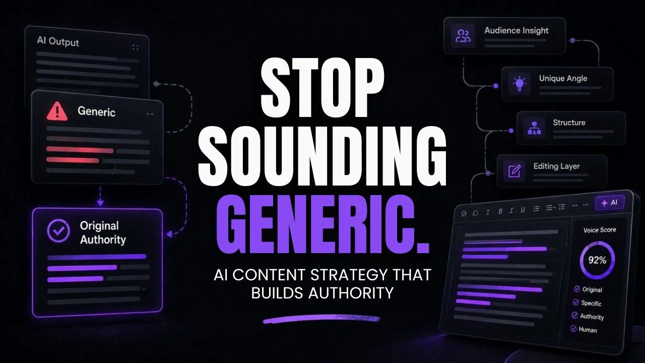 AI Content Strategy: How to Stop Sounding Generic