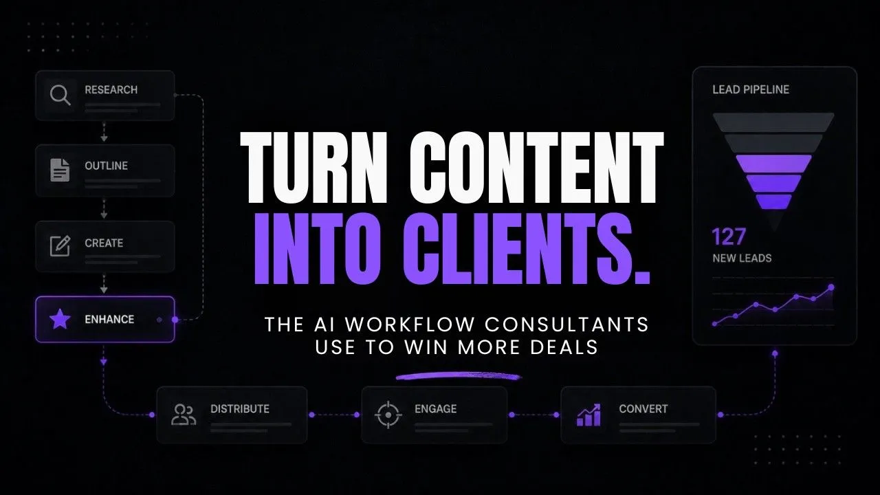 AI Content Workflow for Consultants That Generates Leads