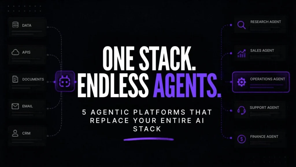 Too Many AI Tools? These 5 Agentic Platforms Replace Your Entire Stack