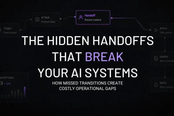 AI workflow handoffs: the operational gap most founders never audit