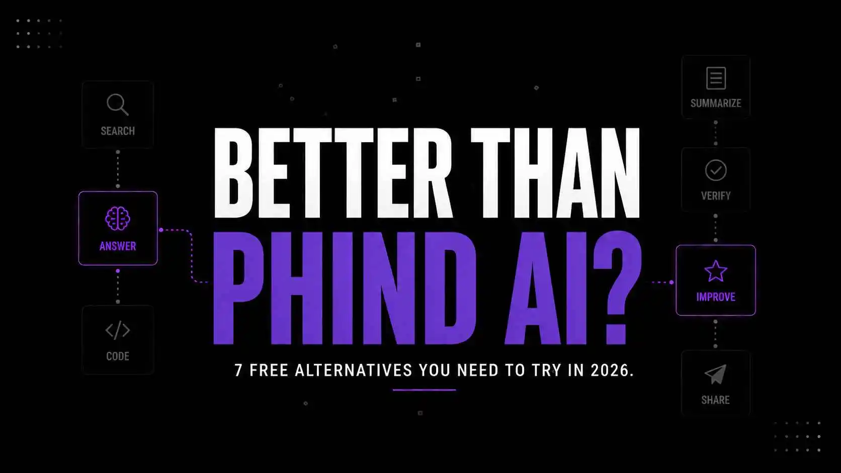 7 free Phind AI alternatives worth trying in 2026