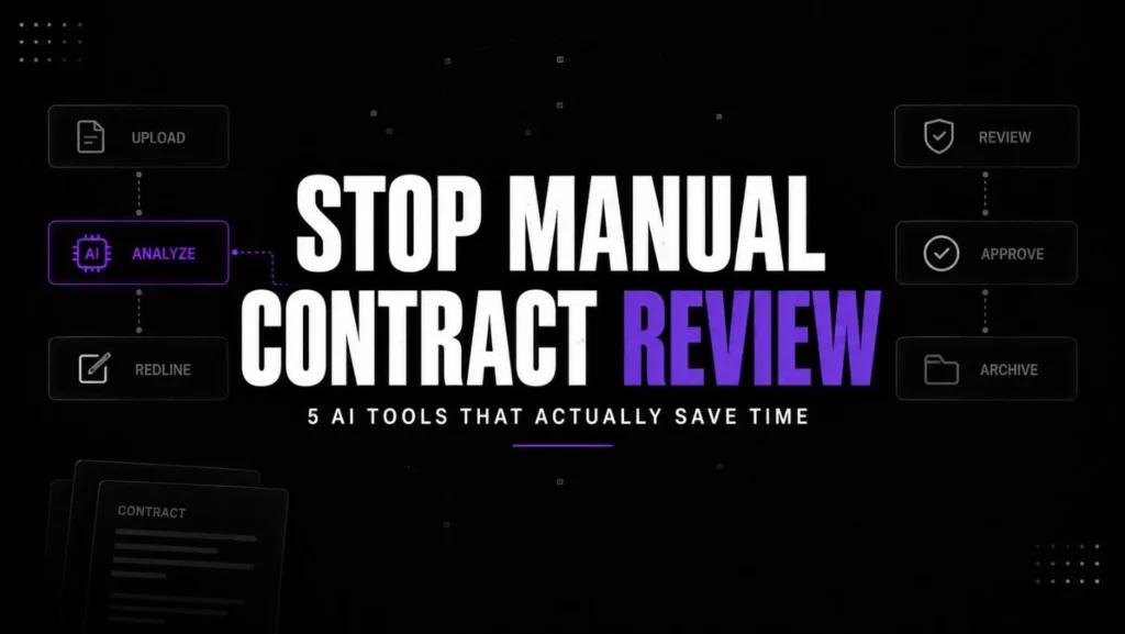 Contract review software: 5 AI tools compared (2026 guide)